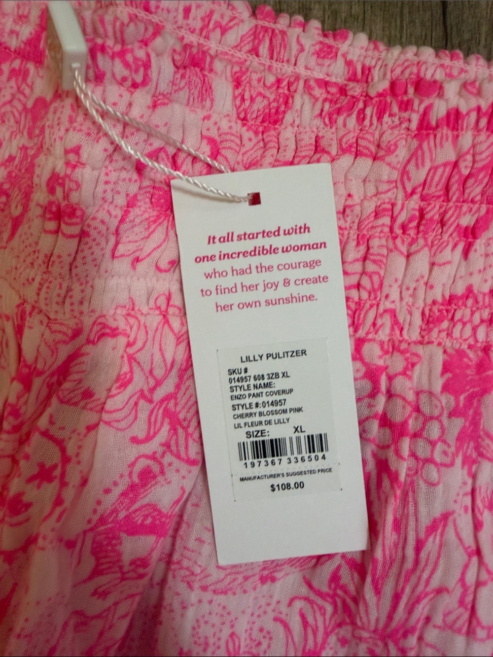 😍NWT💗Lilly Pulitzer Enzo Cover Up Pants💗 - Picture 7 of 10
